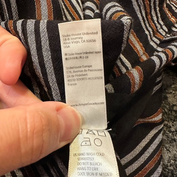 Amuse Society Forever And A Day Striped V-Neck Maxi Dress - Picture 13 of 16